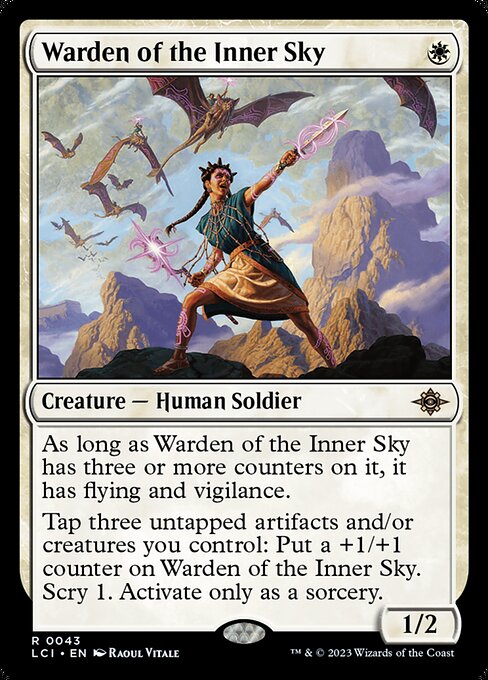 内なる空の管理人/Warden of the Inner Sky [LCI] [FOIL]