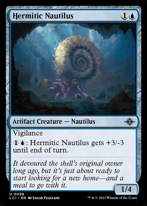 隠遁のオウムガイ/Hermitic Nautilus [LCI] [FOIL]