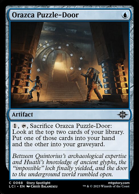 オラーズカの細工扉/Orazca Puzzle-Door [LCI] [FOIL]