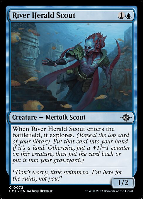 川守りの偵察/River Herald Scout [LCI] [FOIL]
