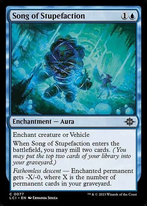 麻痺の歌/Song of Stupefaction [LCI] [FOIL]
