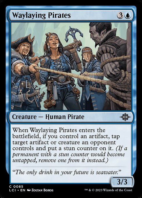 待ち伏せる海賊/Waylaying Pirates [LCI] [FOIL]