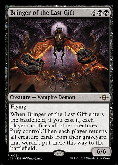 最後の贈り物の運び手/Bringer of the Last Gift [LCI] [FOIL]