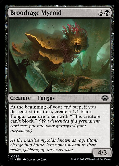 同族怒りのマイコイド/Broodrage Mycoid [LCI] [FOIL]