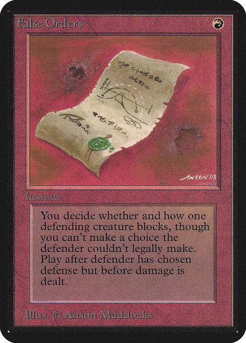 False Orders [LEA]