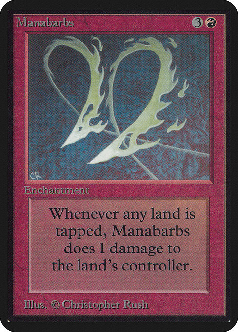 魔力のとげ/Manabarbs [LEA]