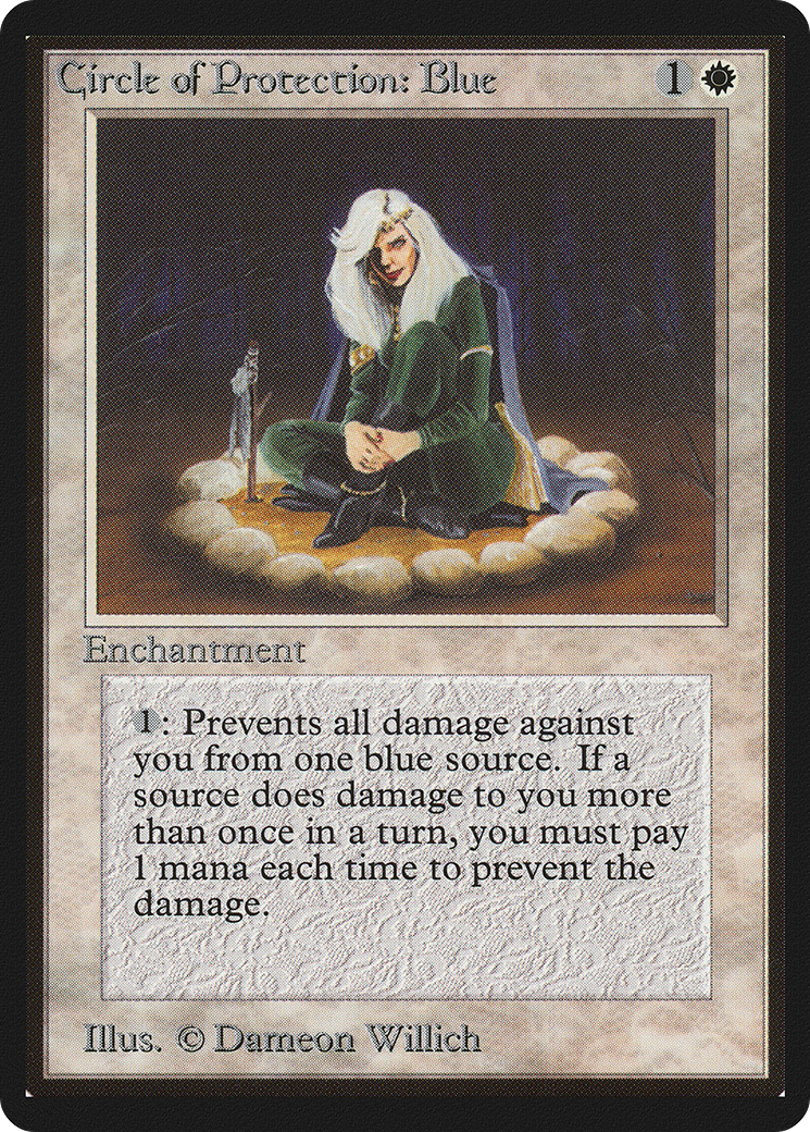 青の防御円/Circle of Protection: Blue [LEB]
