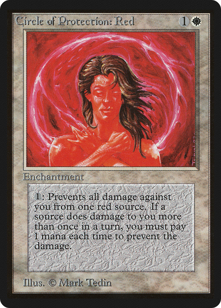 赤の防御円/Circle of Protection: Red [LEB]
