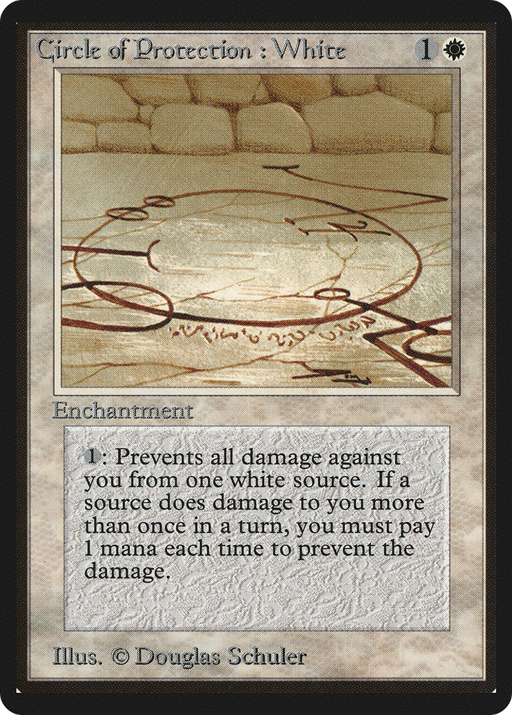 白の防御円/Circle of Protection: White [LEB]