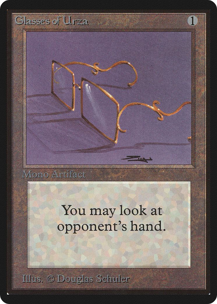 ウルザの眼鏡/Glasses of Urza [LEB]
