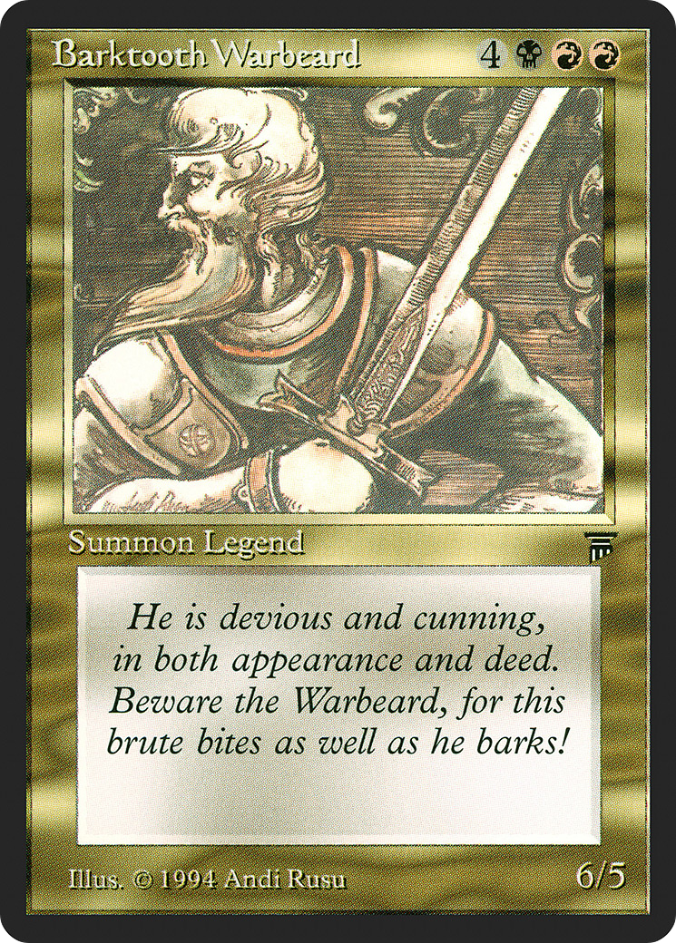 Barktooth Warbeard [LEG]