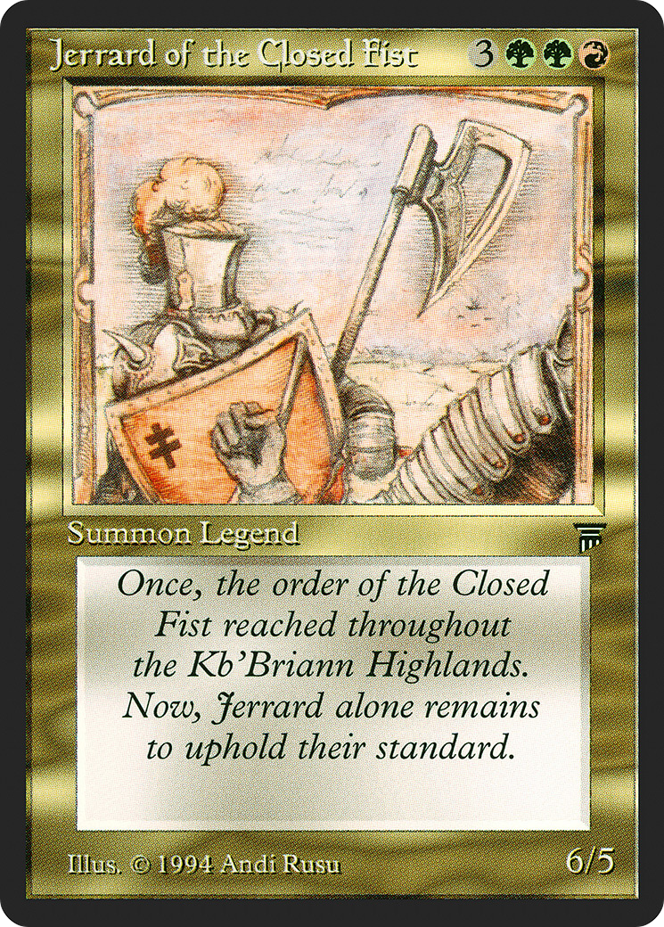 Jerrard of the Closed Fist [LEG]
