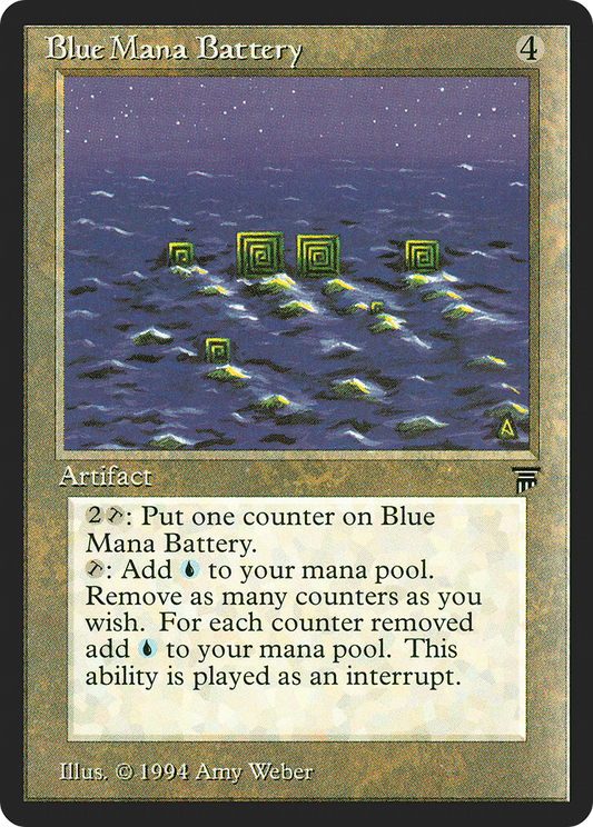 青の魔力貯蔵器/Blue Mana Battery [LEG]