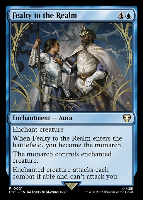 王国への忠誠/Fealty to the Realm [LTC][FOIL]