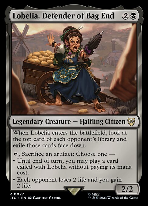 袋小路屋敷を守る者、ロベリアばあさま/Lobelia, Defender of Bag End [LTC][FOIL]
