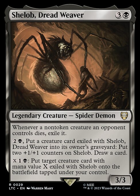 戦慄の織り手、シェロブ/Shelob, Dread Weaver [LTC][FOIL]