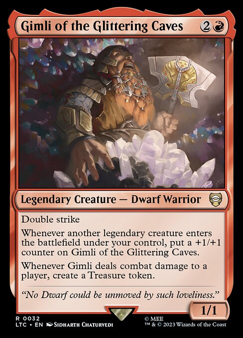 燦光洞のギムリ/Gimli of the Glittering Caves [LTC][FOIL]