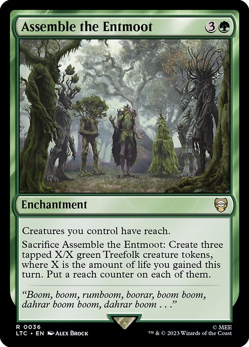 エントの寄合の呼集/Assemble the Entmoot [LTC][FOIL]