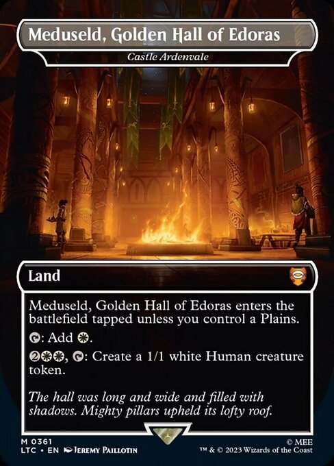 エドラスの黄金館、メドゥセルド/Meduseld Golden Hall of Edoras (アーデンベイル城/Castle Ardenvale) [LTC][FOIL]