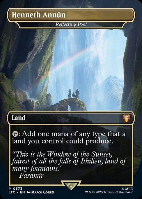 ヘンネス・アンヌーン/Henneth Annûn (反射池/Reflecting Pool) [LTC][FOIL]