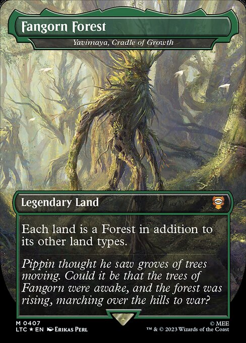 ファンゴルンの森/Fangorn Forest (成長の揺り篭、ヤヴィマヤ/Yavimaya, Cradle of Growth) [LTC][FOIL][サージ]