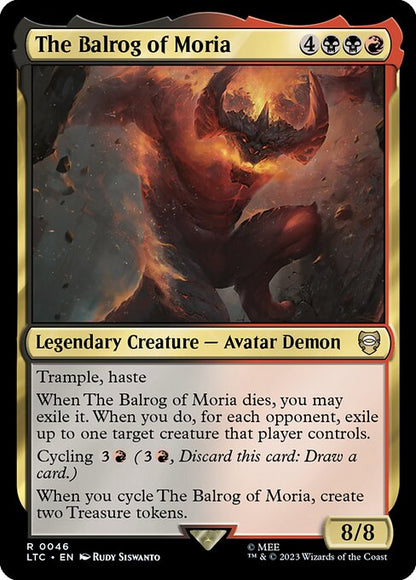 モリアのバルログ/The Balrog of Moria [LTC][FOIL]