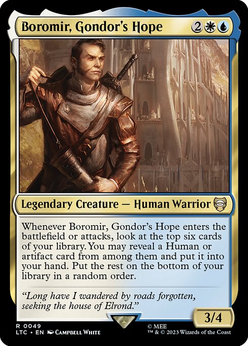 ゴンドールの希望、ボロミア/Boromir, Gondor's Hope [LTC][FOIL]