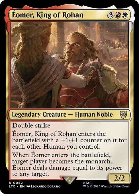 ローハンの王、エオメル/Éomer, King of Rohan [LTC][FOIL]