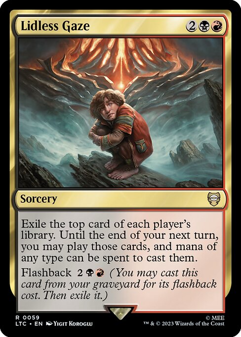 まぶた無き御目の凝視/Lidless Gaze [LTC][FOIL]