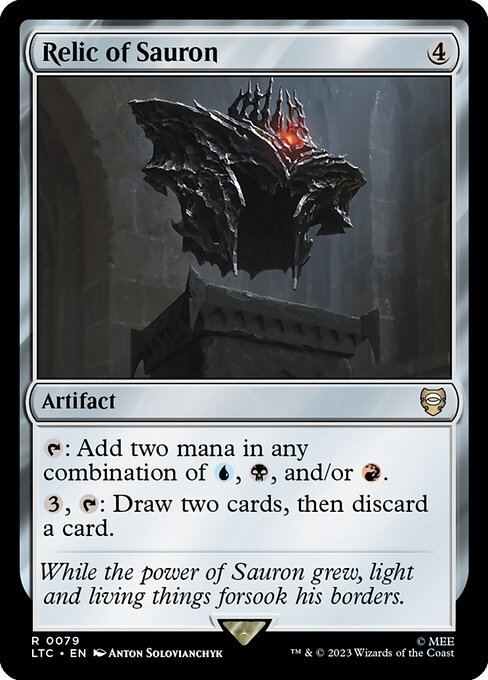 サウロンの遺物/Relic of Sauron [LTC][FOIL]