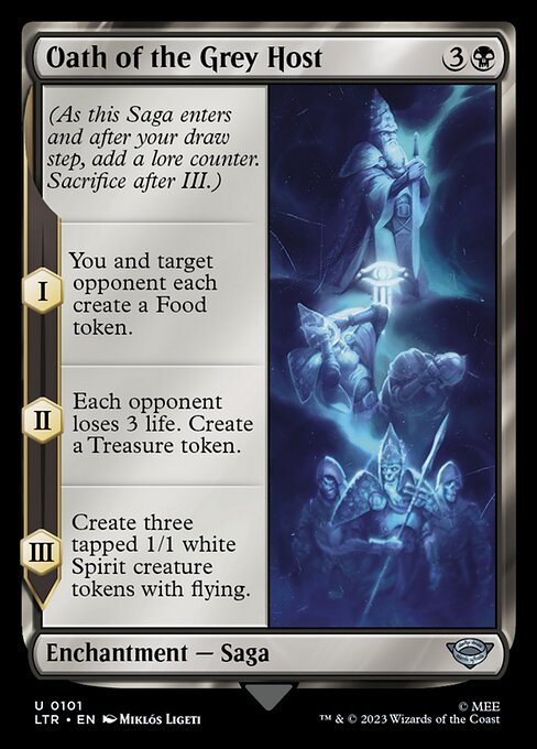灰色の軍勢の誓言/Oath of the Grey Host [LTR] [FOIL]