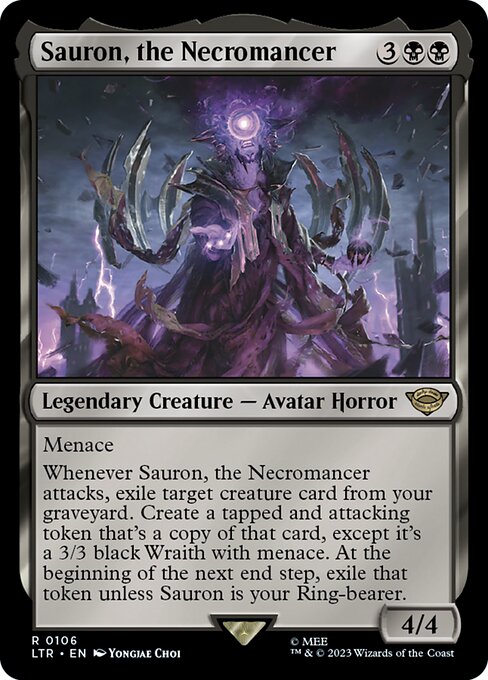 死人占い師、サウロン/Sauron, the Necromancer [LTR] [FOIL]