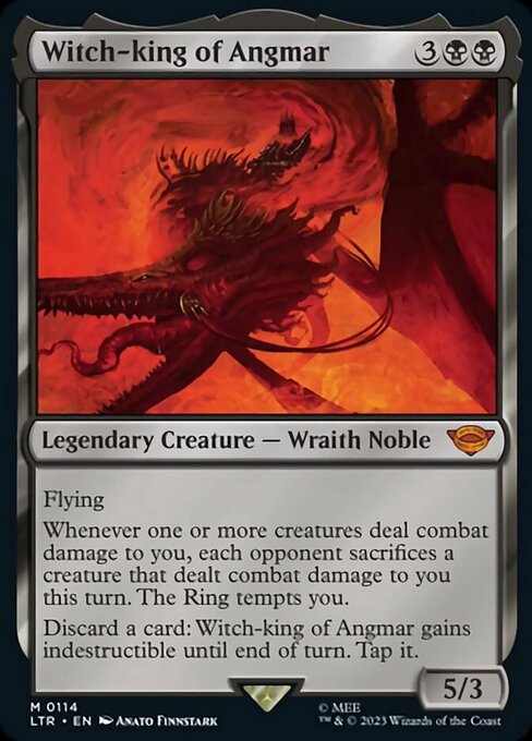 アングマールの魔王/Witch-King of Angmar [LTR] [FOIL]