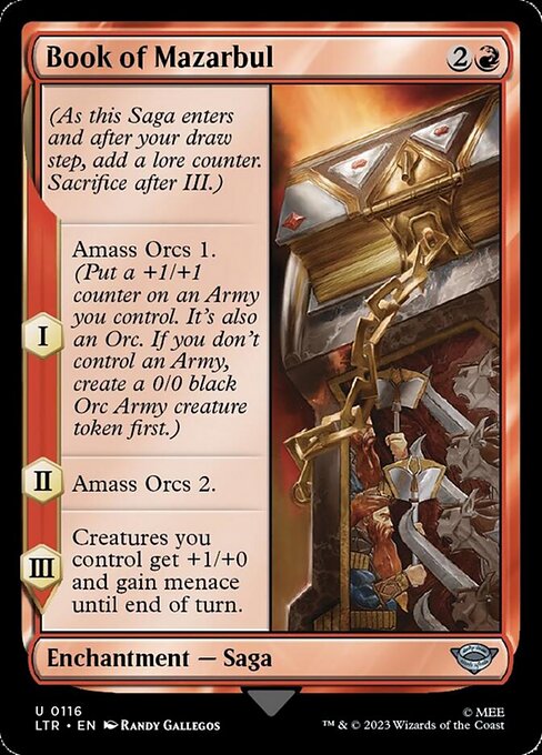 マザルブルの書/Book of Mazarbul [LTR] [FOIL]