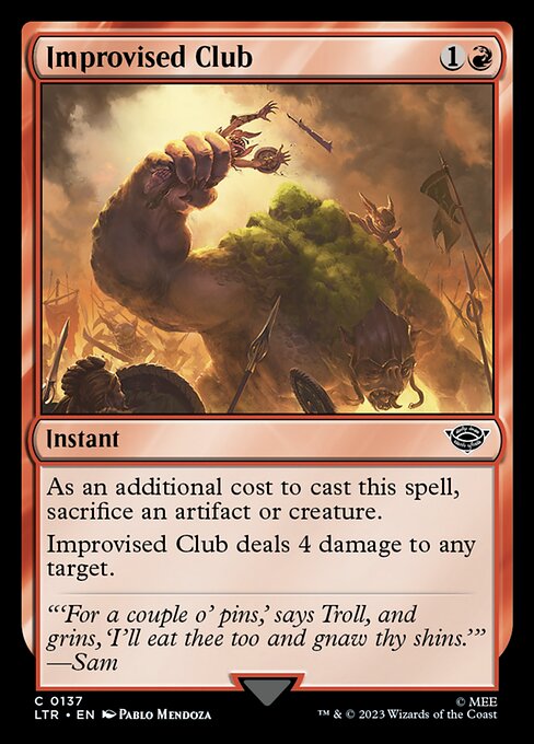 間に合わせの棍棒/Improvised Club [LTR]