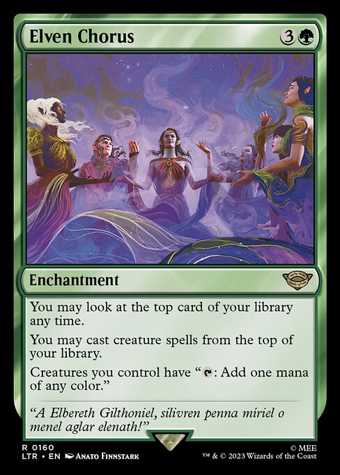 エルフの合唱/Elven Chorus [LTR] [FOIL]