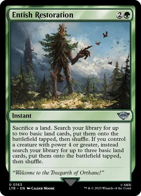 エントによる復興/Entish Restoration [LTR] [FOIL]