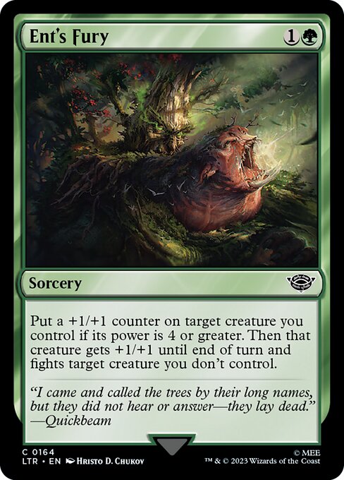 エントの憤怒/Ent's Fury [LTR] [FOIL]