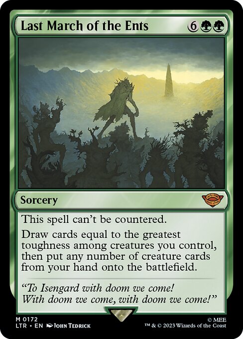 エント最後の進軍/Last March of the Ents [LTR] [FOIL]