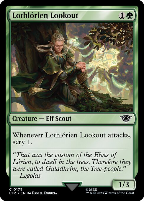 ロスロリアンの見張り番/Lothlórien Lookout [LTR] [FOIL]