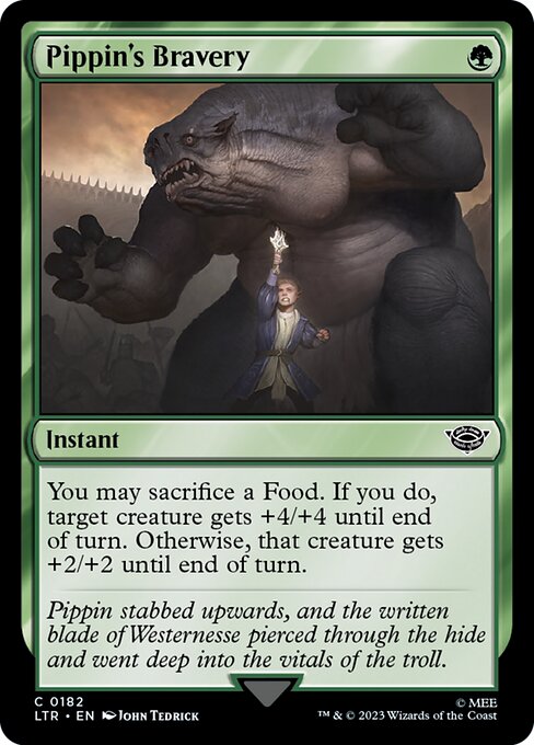 ピピンの武勇/Pippin's Bravery [LTR] [FOIL]