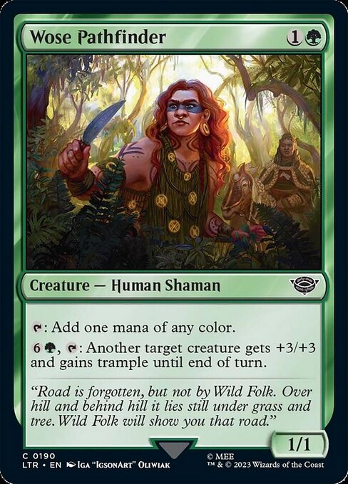 ウォーゼの先導者/Wose Pathfinder [LTR] [FOIL]