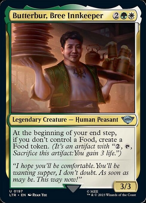 ブリー村の亭主、バタバー/Butterbur, Bree Innkeeper [LTR] [FOIL]