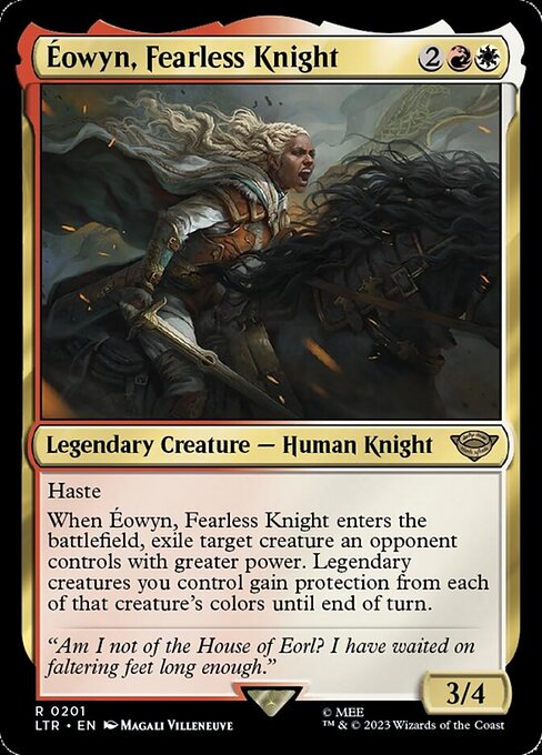 恐れを知らぬ騎士、エオウィン/Éowyn, Fearless Knight [LTR] [FOIL]