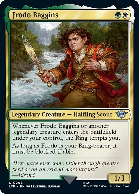 フロド・バギンズ/Frodo Baggins [LTR] [FOIL]