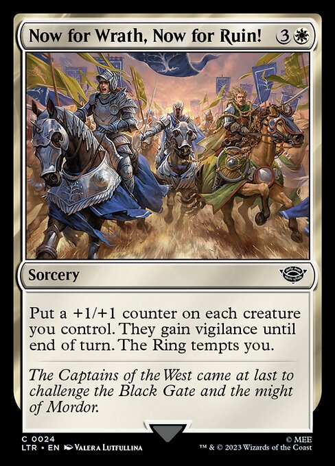 今は怒りの時、今は滅びの時！/Now for Wrath, Now for Ruin! [LTR] [FOIL]