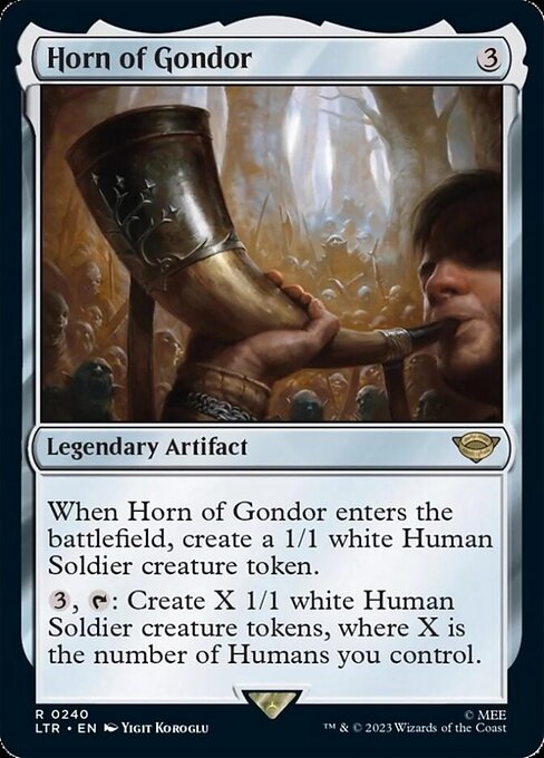 ゴンドールの角笛/Horn of Gondor [LTR] [FOIL]