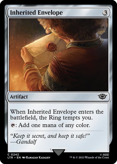 受け継いだ封筒/Inherited Envelope [LTR] [FOIL]