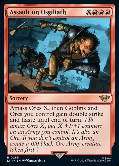 オスギリアスへの猛攻/Assault on Osgiliath [LTR] [FOIL]