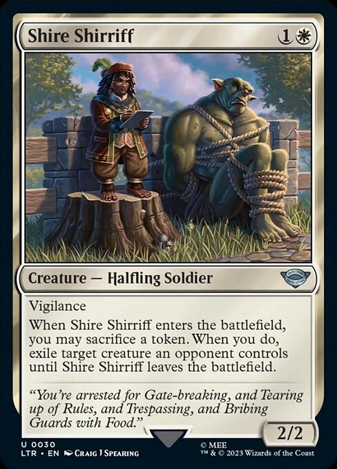 ホビット庄の庄察/Shire Shirriff [LTR] [FOIL]